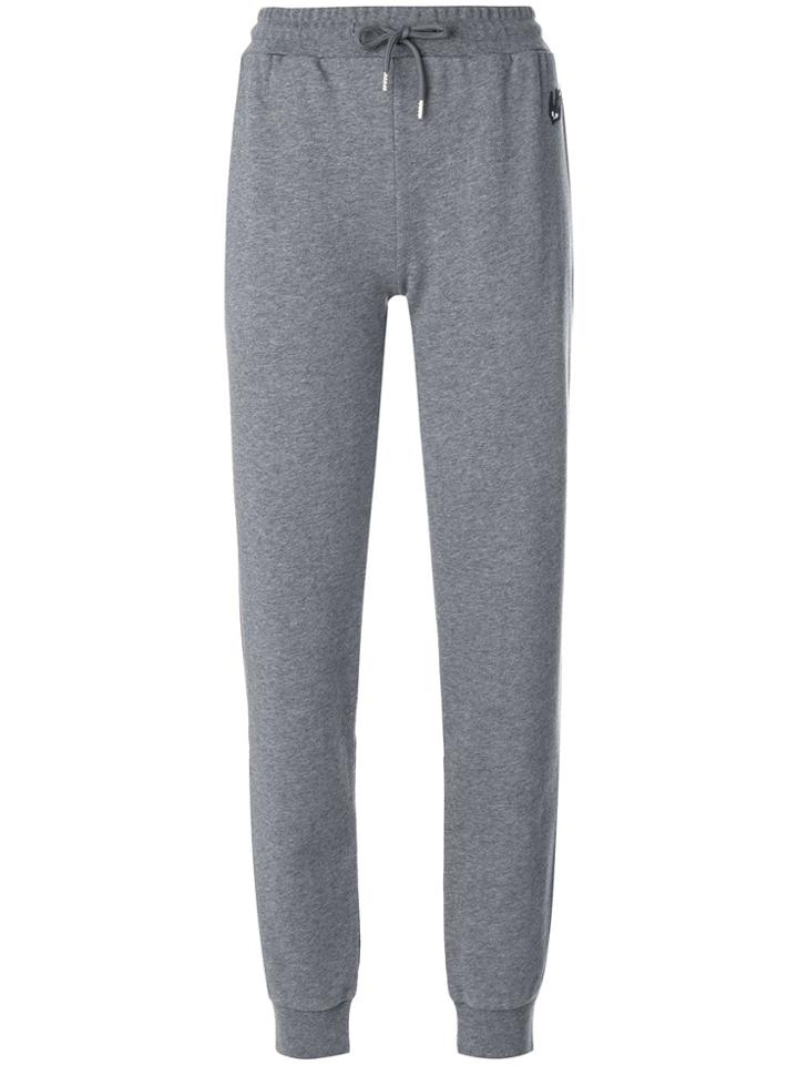 Mcq Alexander Mcqueen Swallow Patch Track Pants - Grey