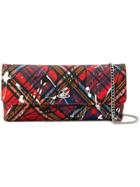 Vivienne Westwood Tartan Clutch Bag - Red