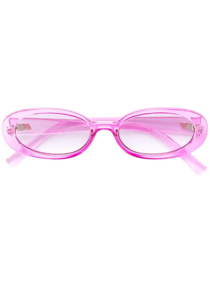 Le Specs Round Shape Sunglasses - Pink & Purple