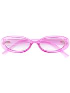 Le Specs Round Shape Sunglasses - Pink & Purple