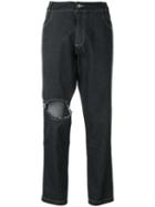 Telfar - Simplex Jeans - Women - Cotton - M, Black, Cotton