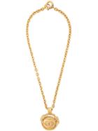 Chanel Pre-owned Chanel Chain Mirror Pendant Necklace - Metallic