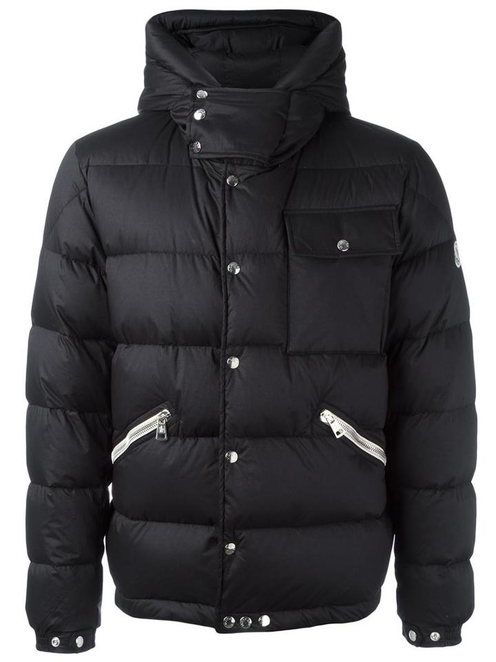 Moncler 'lioran' Padded Jacket, Men's, Size: 2, Black, Cotton/feather Down/polyamide