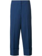Jac+ Jack Cropped Trousers - Blue
