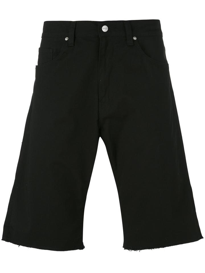 Carhartt - Folded Hem Shorts - Men - Cotton/spandex/elastane/polyester - 30, Black, Cotton/spandex/elastane/polyester