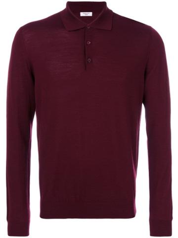 Fashion Clinic Timeless Henley Jumper - Pink
