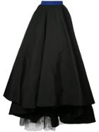 Christian Siriano Full Flared Skirt - Black