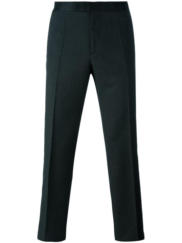 Maison Margiela Classic Tailored Trousers, Men's, Size: 54, Black, Cotton/mohair/virgin Wool