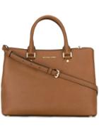 Michael Michael Kors Zip Up Tote Bag, Women's, Brown