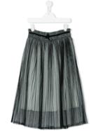 Dkny Kids - Tulle Pleated Skirt - Kids - Polyester/viscose - 14 Yrs, Black