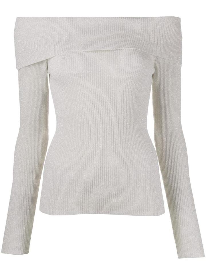 P.a.r.o.s.h. Off The Shoulder Jumper - Neutrals