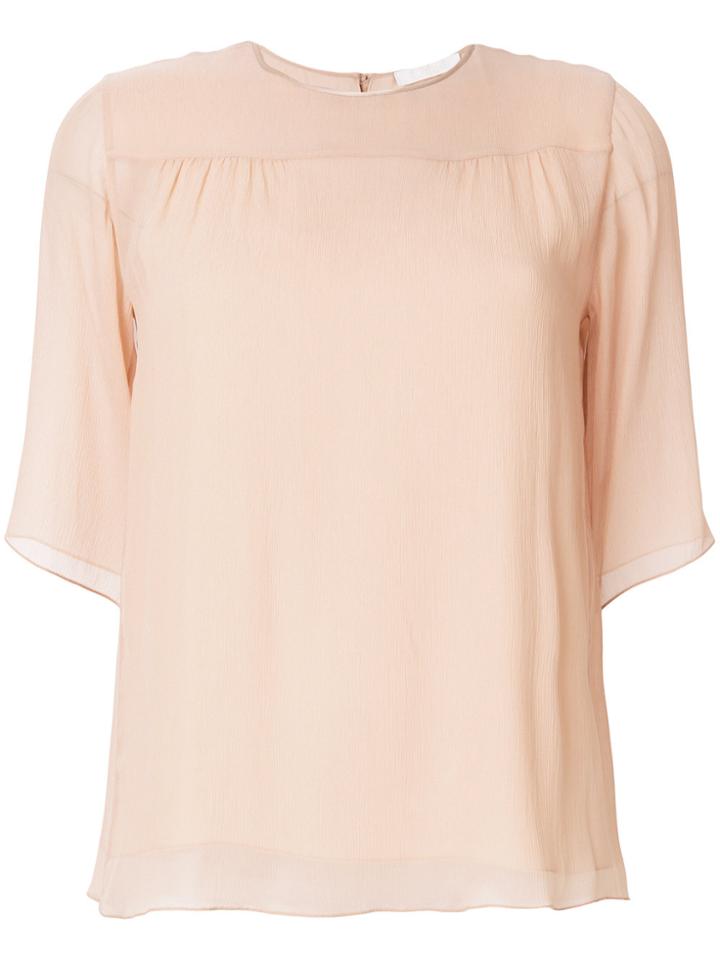 Chloé Floaty T-shirt - Nude & Neutrals
