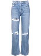 Reformation Cynthia High Relaxed Jeans - Blue