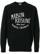 Maison Kitsuné - Palais Royal Sweatshirt - Men - Cotton - L, Black, Cotton