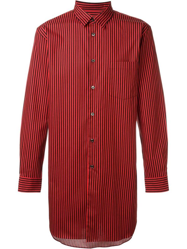 Comme Des Garçons Homme Plus Striped Long Shirt