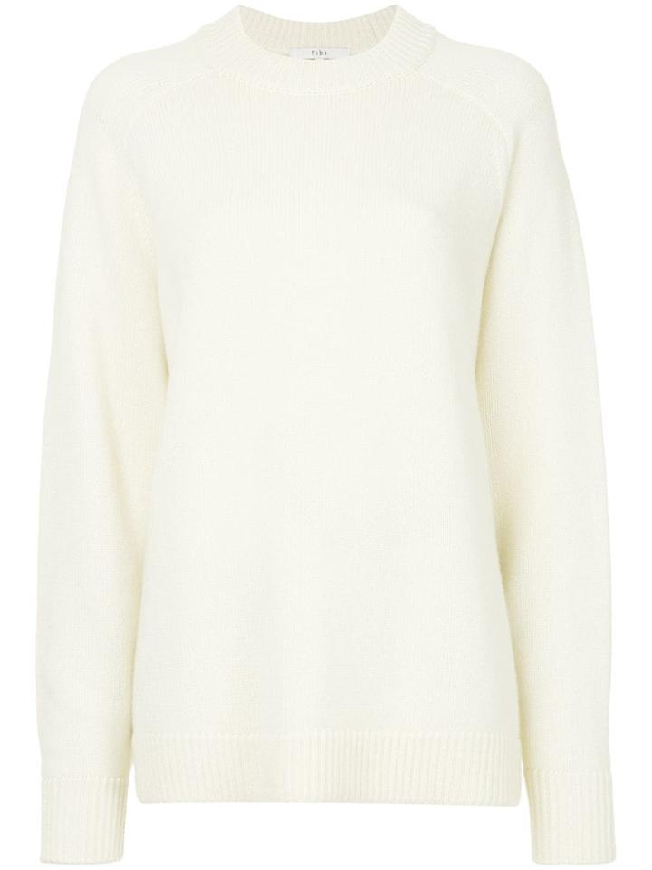 Tibi Oversized Jumper - White