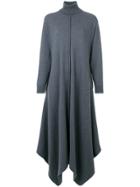 Stella Mccartney Draped Turtleneck Sweater Dress - Grey