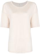 Filippa-k Cropped Sleeve Swing Top - Nude & Neutrals