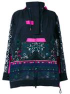 Sacai - Printed Jacket - Women - Polyester/cotton - Iii, Blue, Polyester/cotton