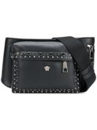 Versace Studded Medusa Waist Bag - Black