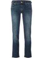 7 For All Mankind 'roxanne' Jeans, Women's, Size: 29, Blue, Cotton/elastodiene/spandex/elastane