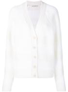 T By Alexander Wang Ribbed Knit Cardigan - White