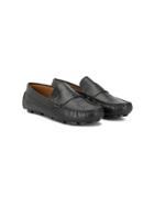 Boss Kids Teen Slip-on Mocassins - Black