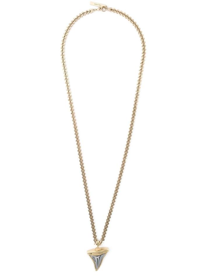 Givenchy 'shark Tooth' Necklace - Metallic