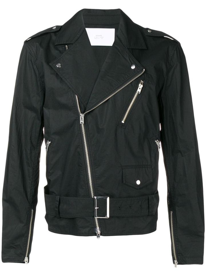 Stampd Lightweight Biker Jacket - Black