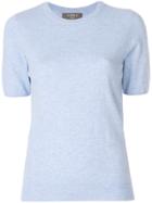 N.peal Cashmere Round Neck T-shirt - Blue