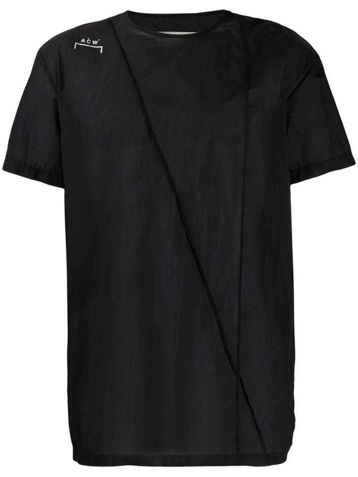 A-cold-wall* Exposed Seam T-shirt - Black