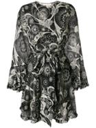 Chloé Paisley Asymmetric Dress - Black