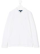 Ralph Lauren Kids Teen Long Sleeve Polo Shirt - White
