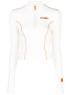 Heron Preston Half-zip Jumper - White