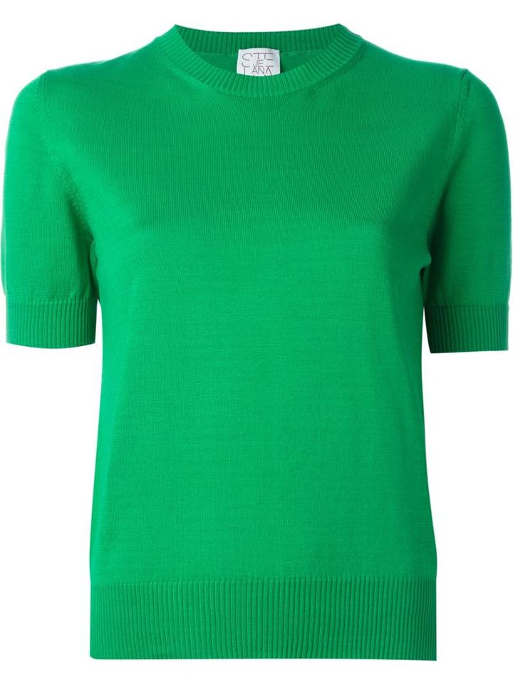 Stella Jean Shortsleeved Sweater