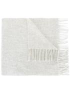 Polo Ralph Lauren Two-tone Scarf, Women's, Grey, Wool