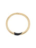Monet Pre-owned 1980s Twist Choker Necklace - Gold