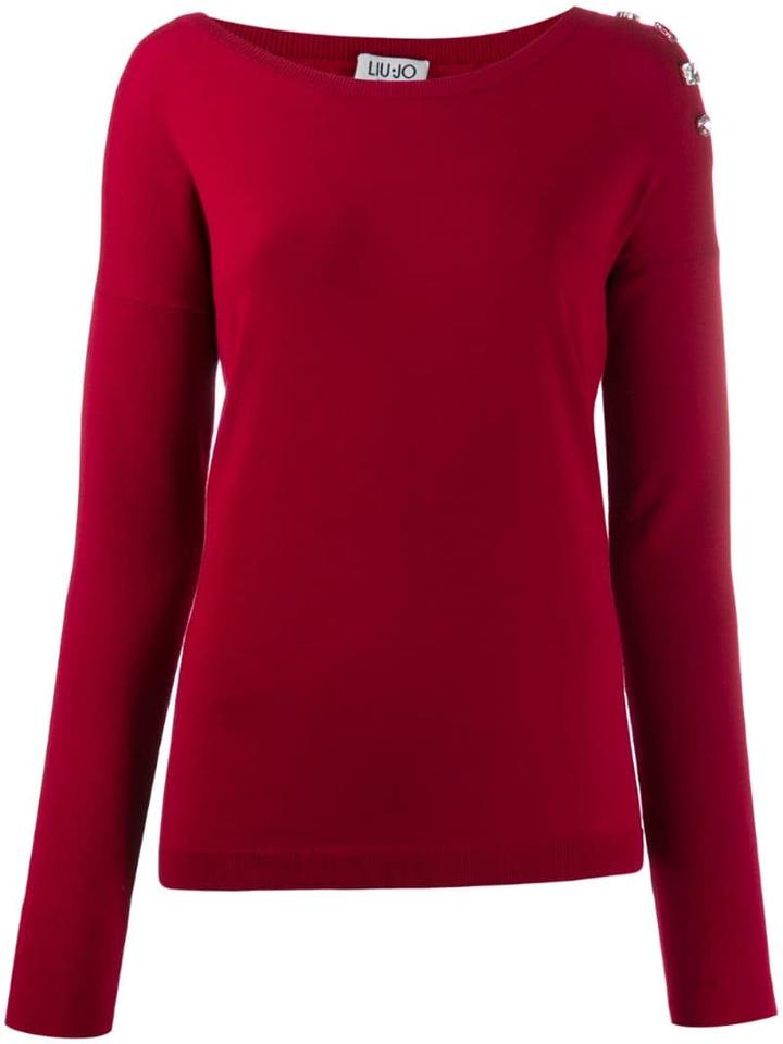 Liu Jo Round Neck Jumper - Red