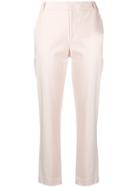 Vince Cropped Trousers - Pink & Purple