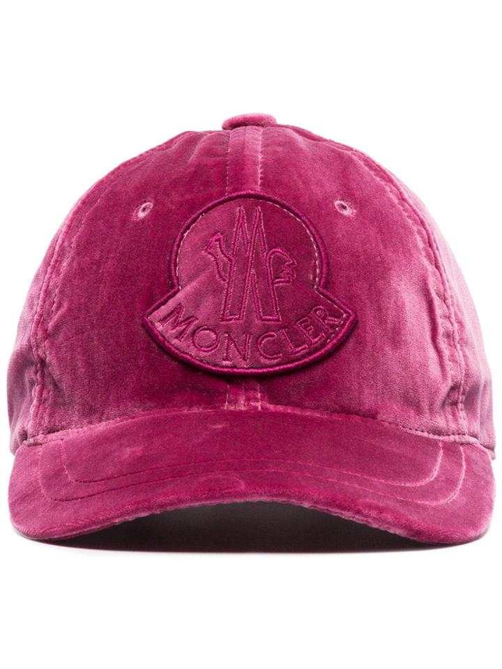 Moncler Velvet Cap - Pink & Purple
