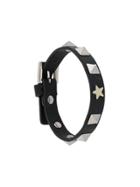 Valentino Rockstud Leather Bracelet - Black