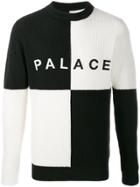 Palace Battenberg Knitted Jumper - Black