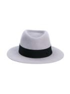 Maison Michel Andre Felt Hat, Women's, Size: Small, Grey, Wool