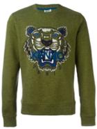 Kenzo 'tiger' Sweatshirt, Men's, Size: Xs, Green, Cotton