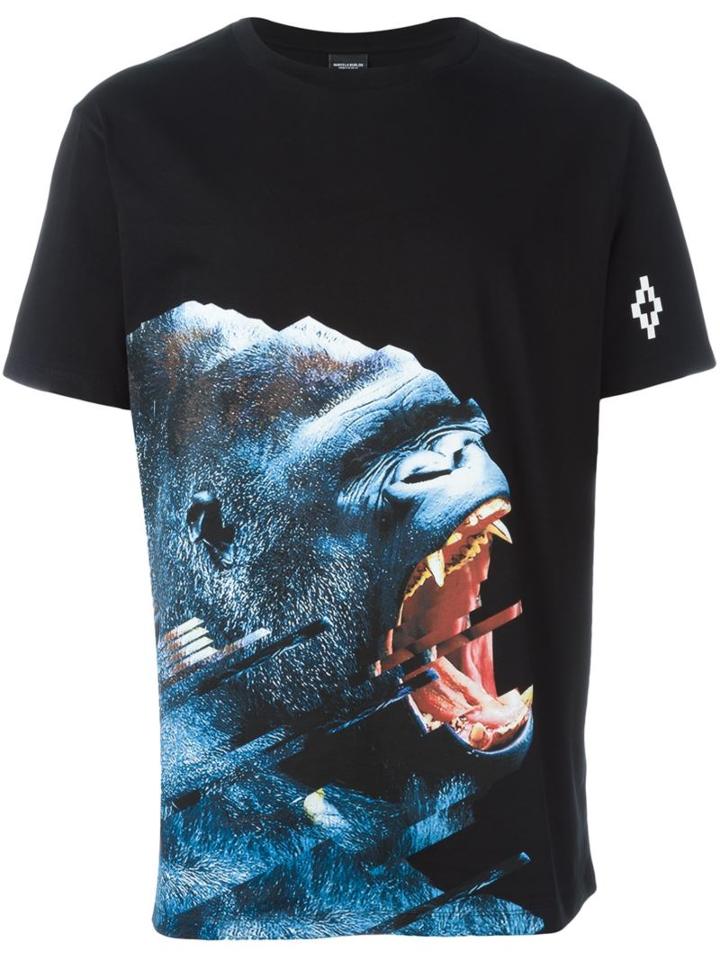 Marcelo Burlon County Of Milan 'chelle' T-shirt, Men's, Size: Large, Black, Cotton