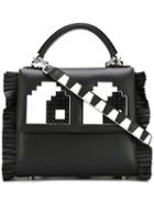 Les Petits Joueurs 'eyes' Cross-body Bag, Women's, Black, Calf Leather/plastic