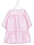 Douuod Kids - Maschera Dress - Kids - Cotton/polyester - 2 Yrs, Toddler Girl's, Pink/purple