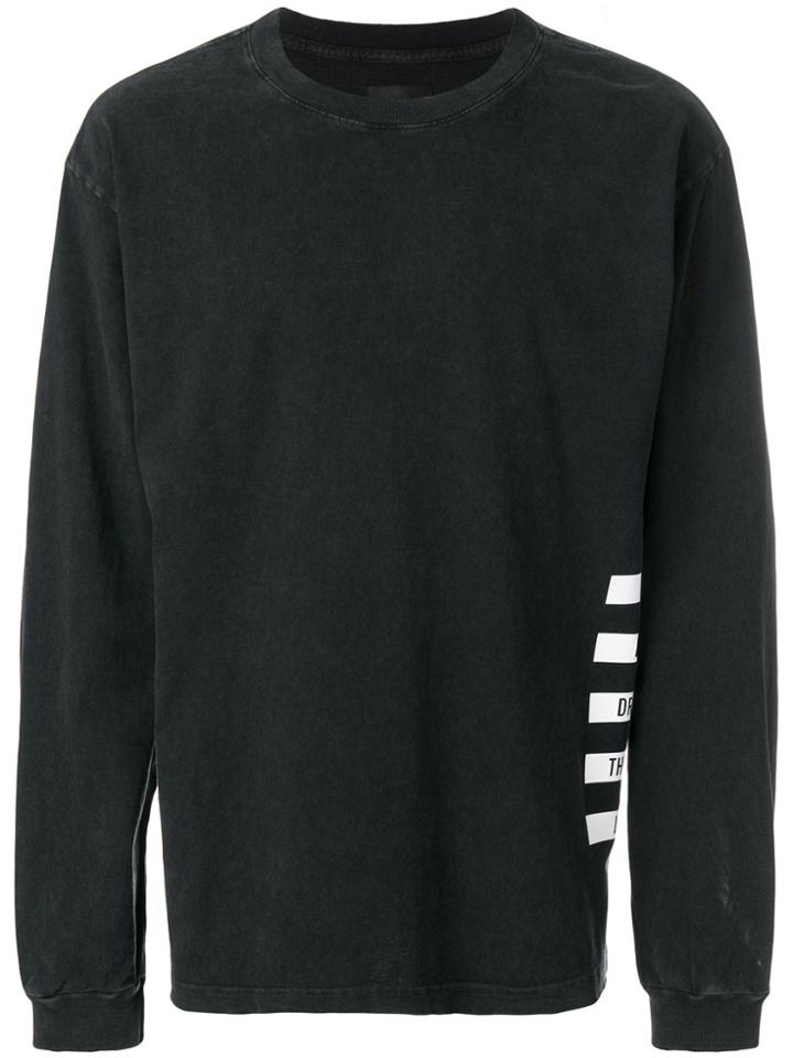 Rta Graphic-print Long Sleeve T-shirt - Grey
