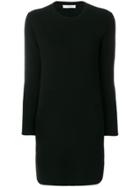 Cruciani Ribbed Fitted Dress - Black