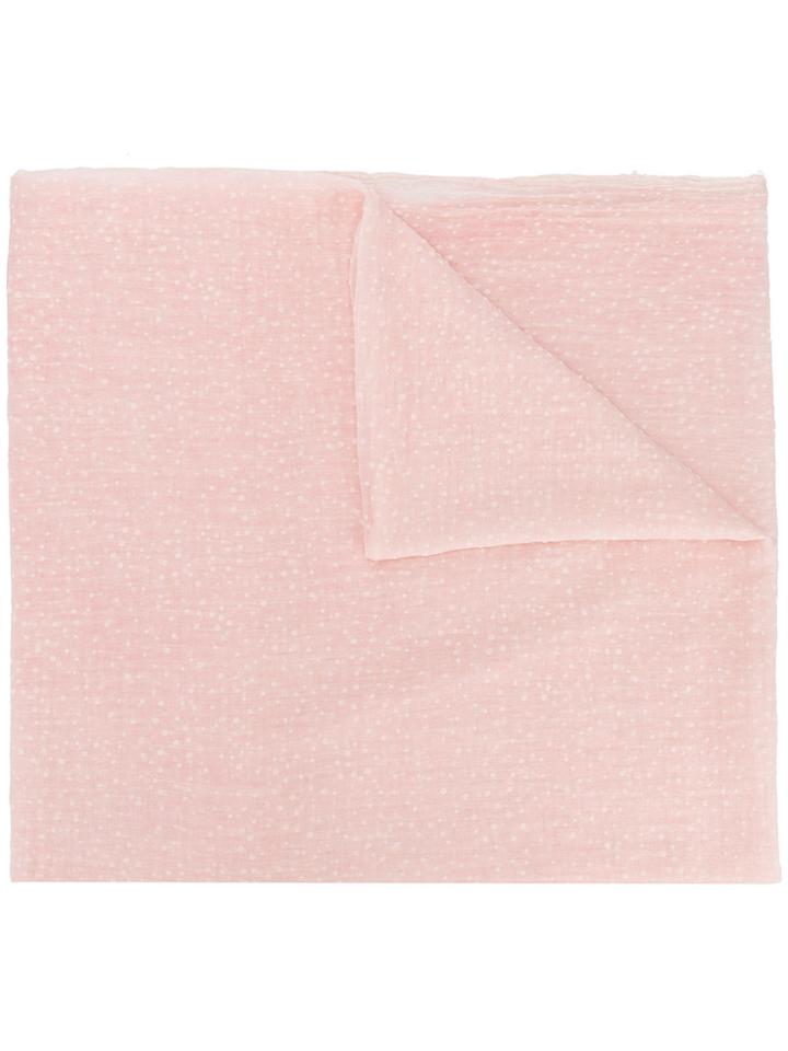Faliero Sarti Dotted Scarf - Pink & Purple